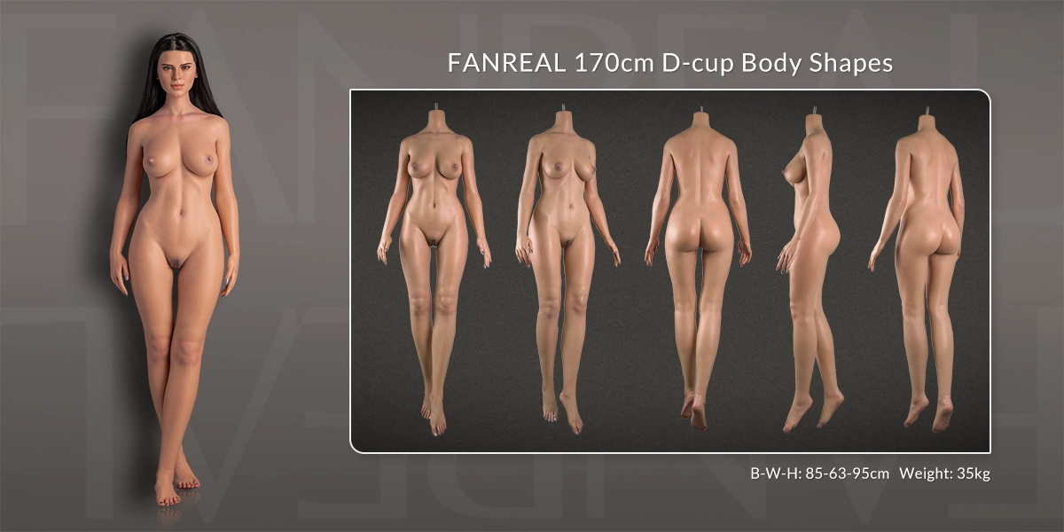 Mature Big Ass Silicone Sex Doll Gina 170cm (Movable Jaw With Oral Structure)