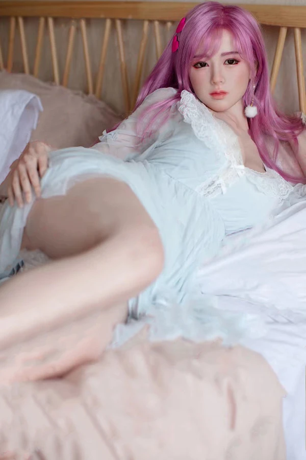 Pink Hair Tall Asian Sex Doll Elyse 170cm (Silicone Head) – Replaceable with Head and Body