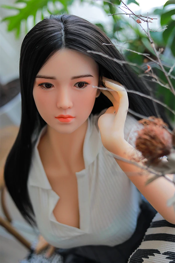 Innocent Brunette Japanese Sex Doll Joy 170cm (Silicone Head)