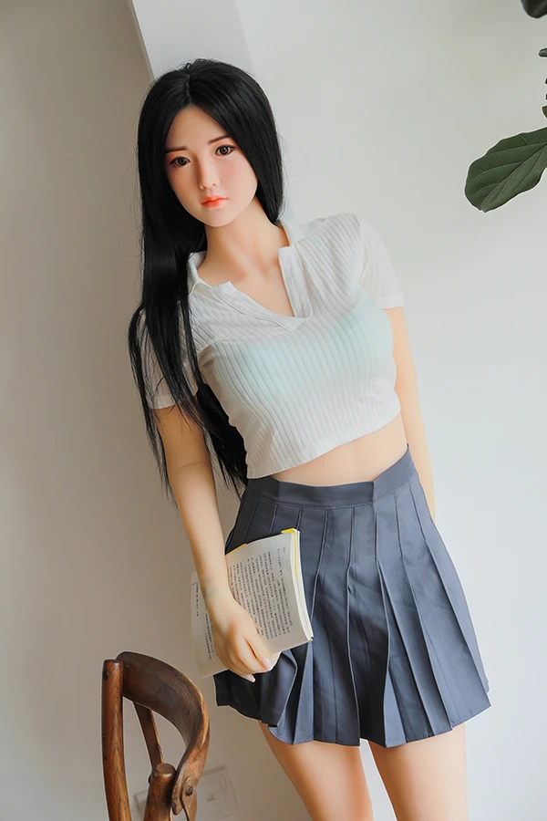 Innocent Brunette Japanese Sex Doll Joy 170cm (Silicone Head)