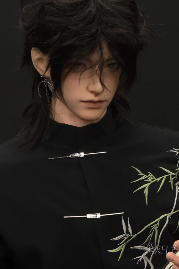 Silicone Handsome Exquisite Chinese Male Sex Doll Ling 176cm