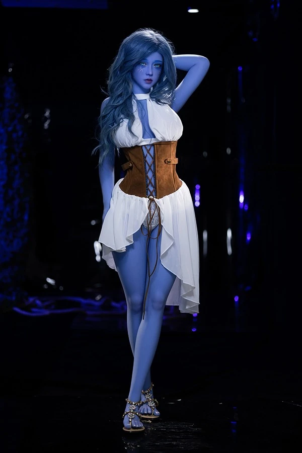 Beautiful Blue Sex Doll Carmen 160cm