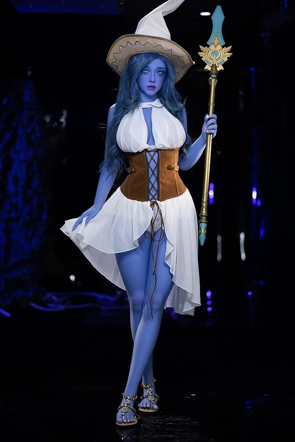 Beautiful Blue Sex Doll Carmen 160cm