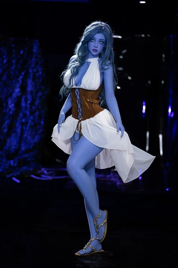 đ„ăAll Paid Options FreeăBeautiful Blue Sex Doll Carmen 160cm (Free 2nd Head)