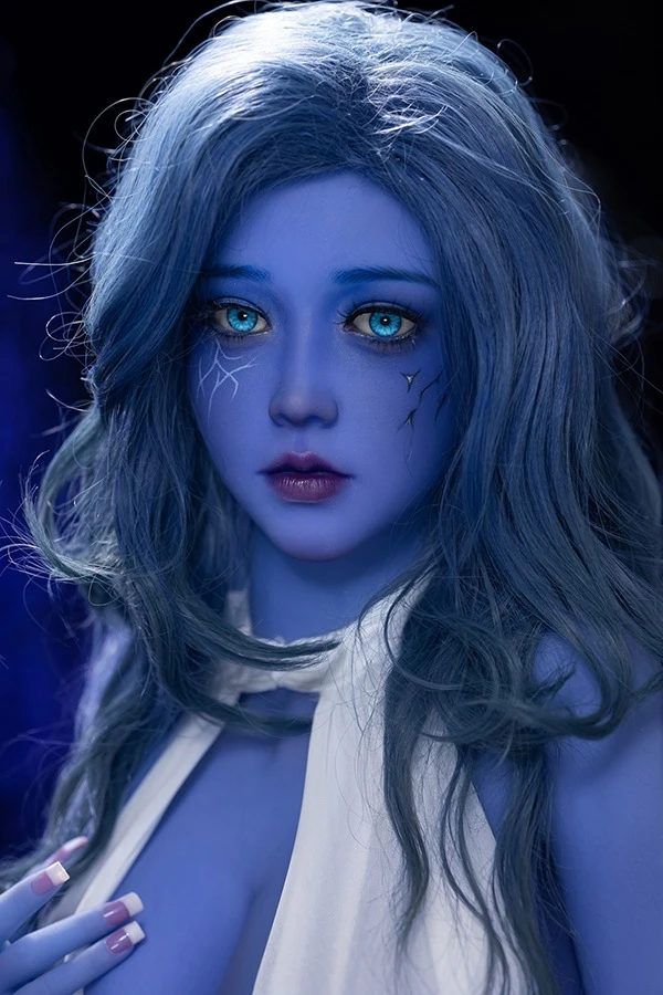 đ„ăAll Paid Options FreeăBeautiful Blue Sex Doll Carmen 160cm (Free 2nd Head)