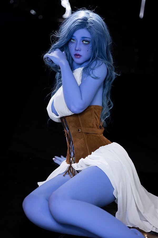 đ„ăAll Paid Options FreeăBeautiful Blue Sex Doll Carmen 160cm (Free 2nd Head)