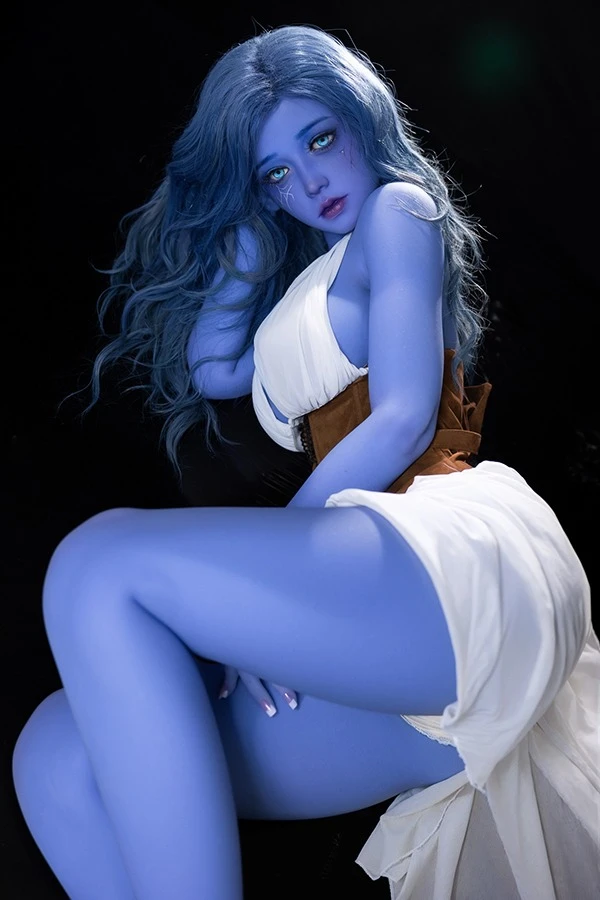 Beautiful Blue Sex Doll Carmen 160cm