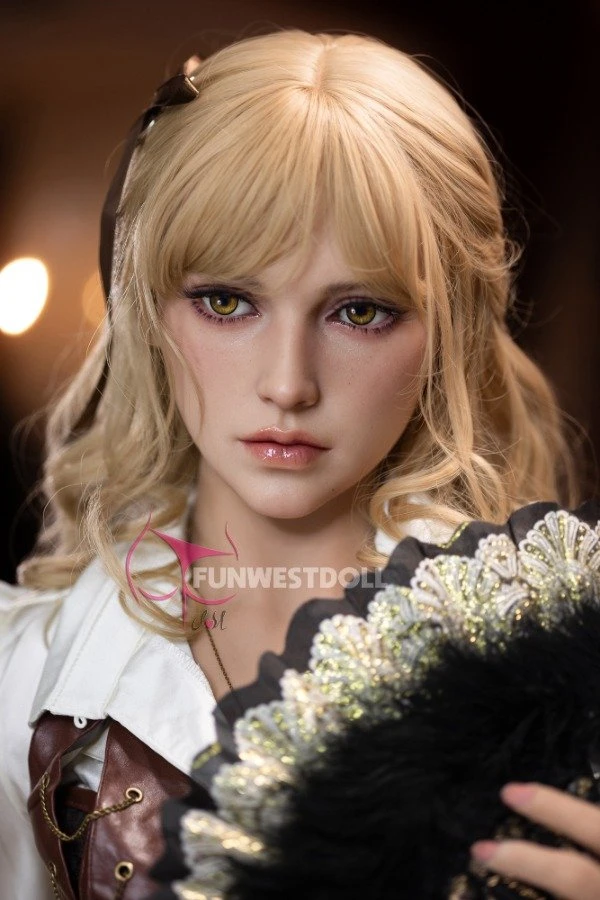 Small Breasted Blonde European Sex Doll Salma 157cm