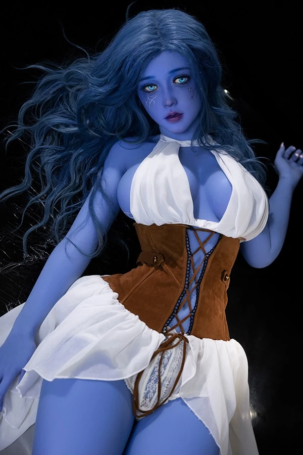 Beautiful Blue Sex Doll Carmen 160cm