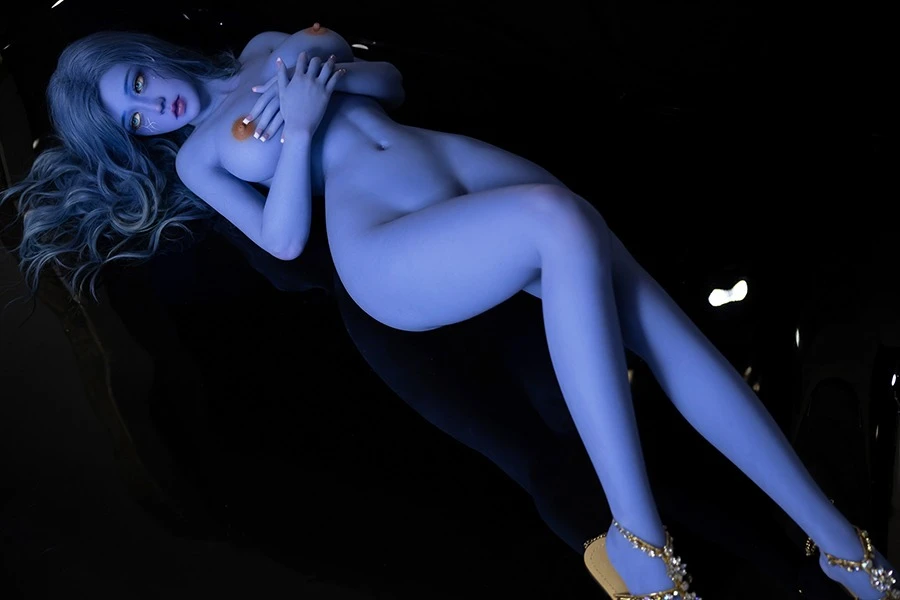 đ„ăAll Paid Options FreeăBeautiful Blue Sex Doll Carmen 160cm (Free 2nd Head)