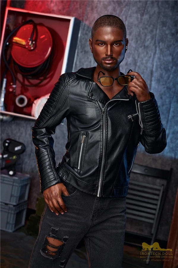 Real Life Sexy African Black Skin Male Sex Doll Kevin 170cm