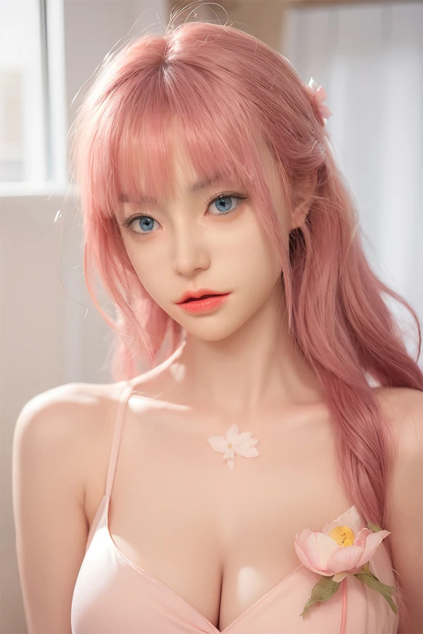 Pretty Pink Hair Sex Doll Sakura 164cm (Movable Jaw With Oral Structure)