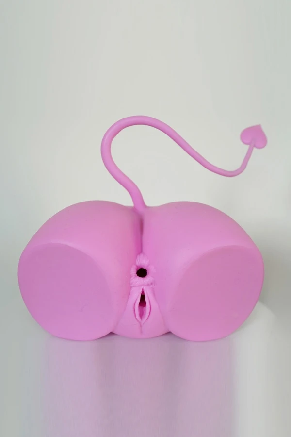 Pink Silicone Succubus Sex Doll Butt