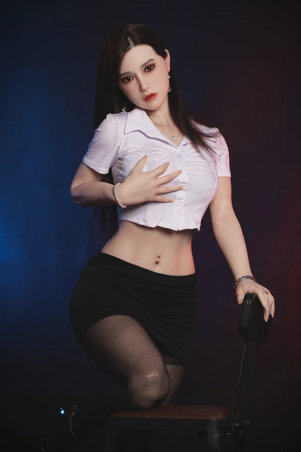 Full Size Big Butt Brunette Silicone Sex Doll Briella 168cm