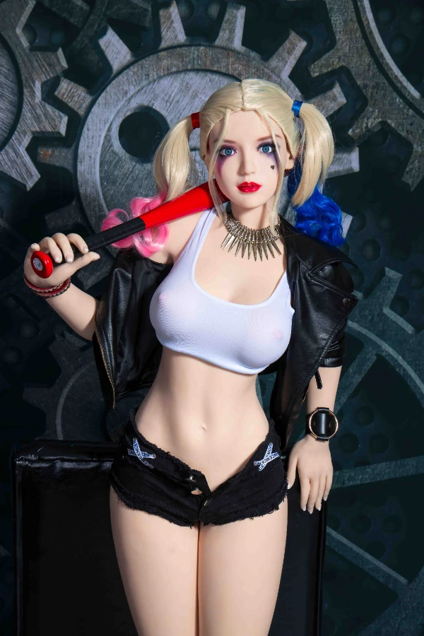 【Special Offer】Fair-skinned Clown Female Doll Harley Quinn 168cm