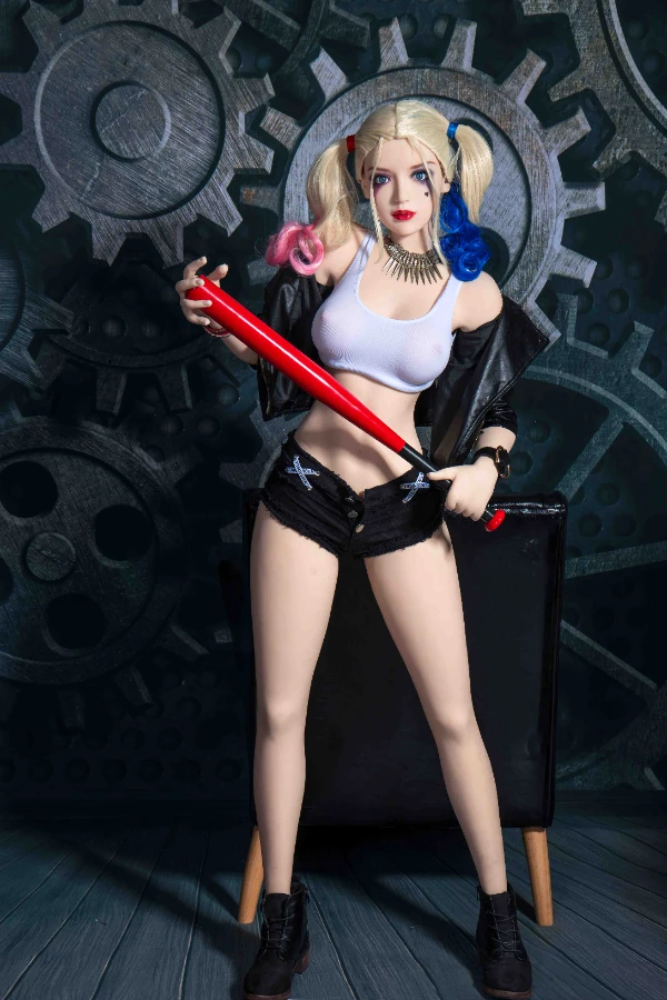 【Special Offer】Fair-skinned Clown Female Doll Harley Quinn 168cm