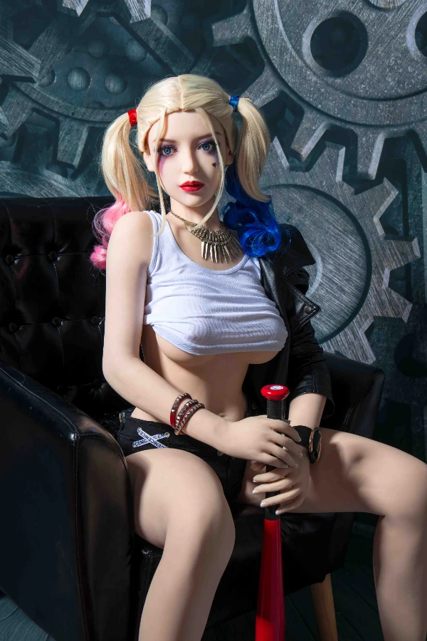 【Special Offer】Fair-skinned Clown Female Doll Harley Quinn 168cm