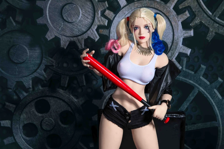 【Special Offer】Fair-skinned Clown Female Doll Harley Quinn 168cm