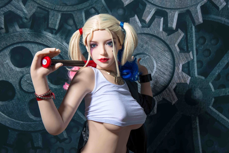 【Special Offer】Fair-skinned Clown Female Doll Harley Quinn 168cm