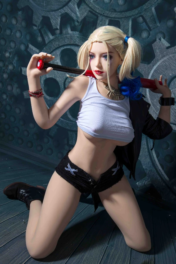 【Special Offer】Fair-skinned Clown Female Doll Harley Quinn 168cm