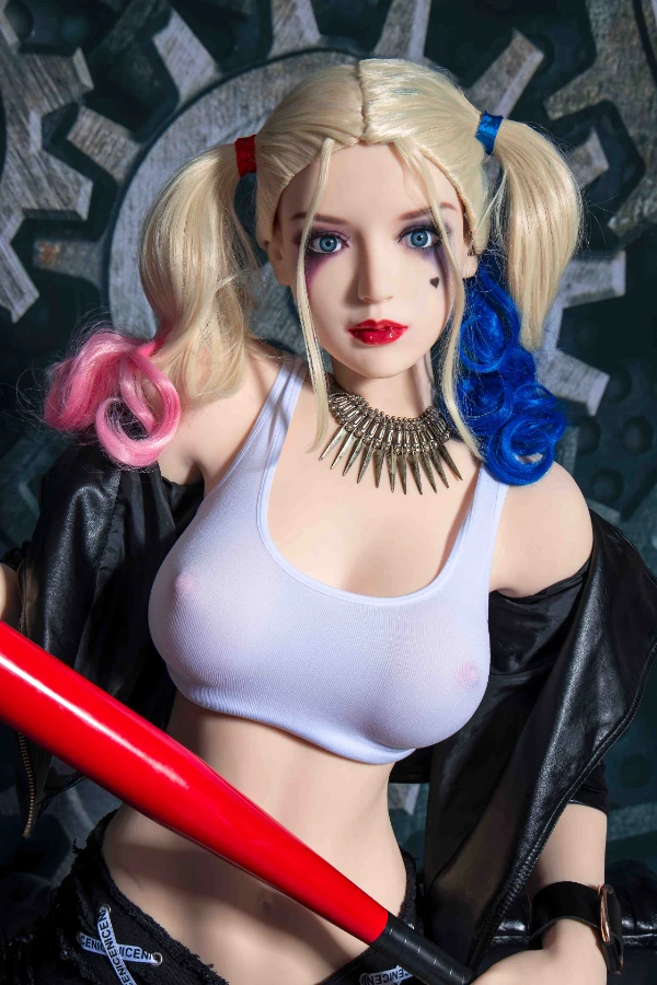 【Special Offer】Fair-skinned Clown Female Doll Harley Quinn 168cm