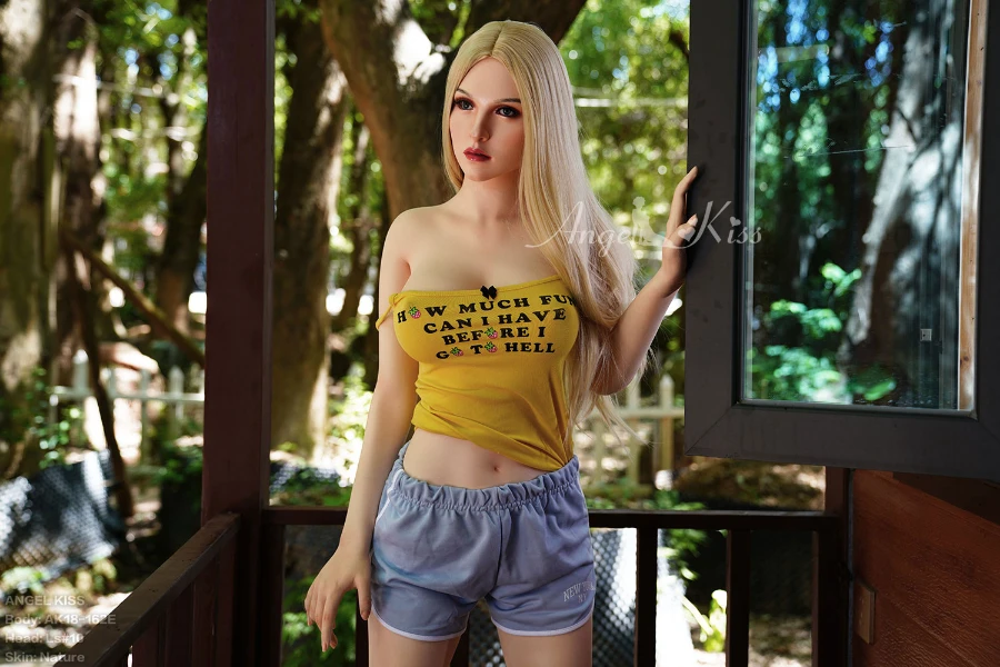 162cm E-cup American Blonde Sex Doll Ruthann