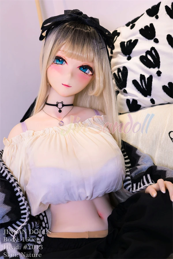 Pretty Blonde Anime Sex Doll Katie 160cm