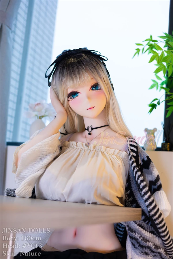 Pretty Blonde Anime Sex Doll Katie 160cm