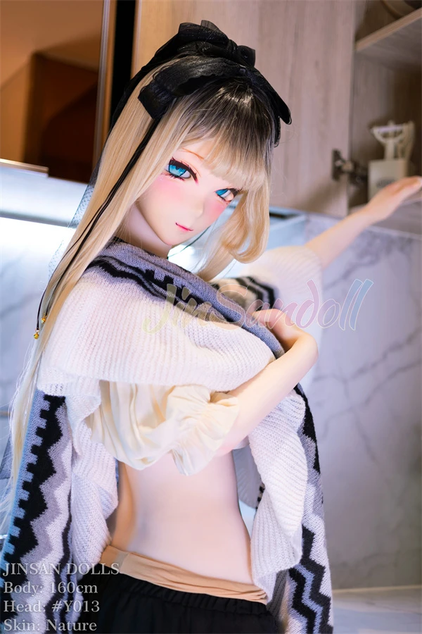 Pretty Blonde Anime Sex Doll Katie 160cm