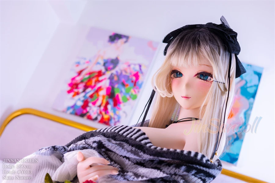 Pretty Blonde Anime Sex Doll Katie 160cm