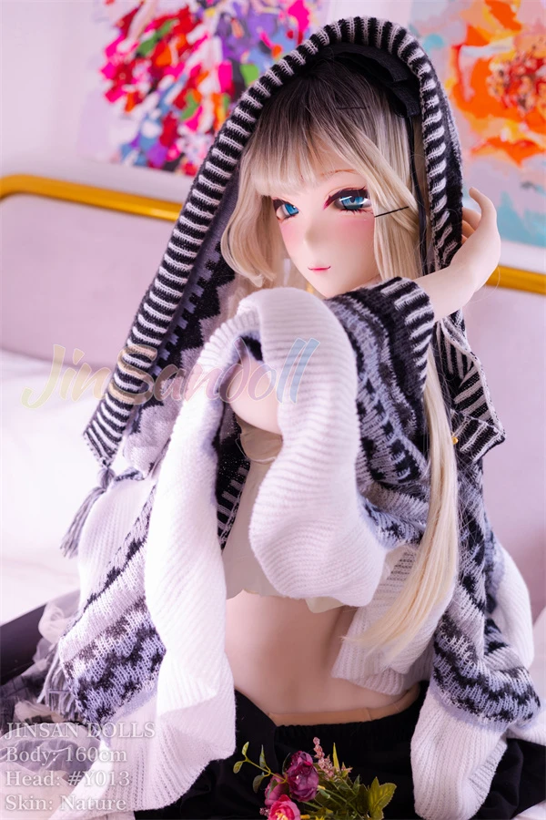 Pretty Blonde Anime Sex Doll Katie 160cm