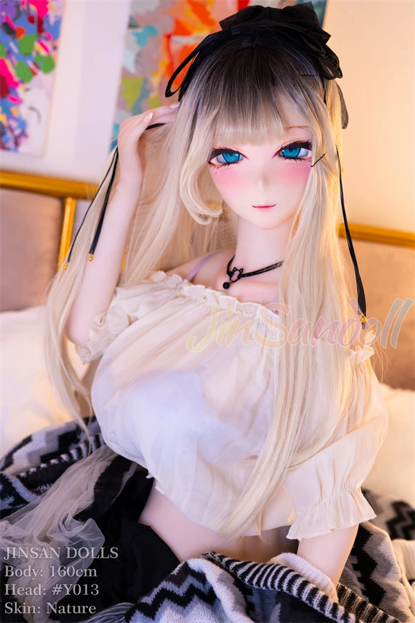 Pretty Blonde Anime Sex Doll Katie 160cm