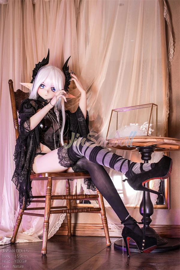 Silver Haired Elf Sex Doll Davina 159cm