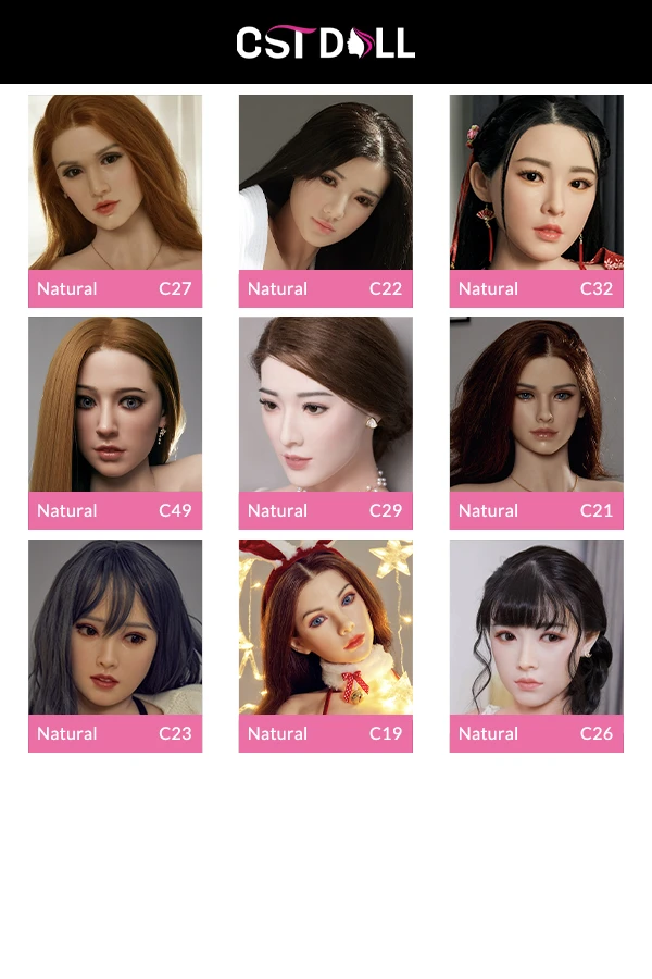 CST Doll Silicone Head (Hair Transplant )