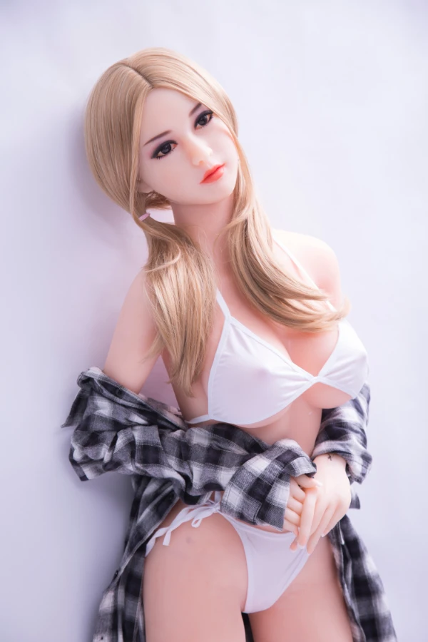 Realistic Fair-Skinned Blonde Sex Doll Kennedy 148cm