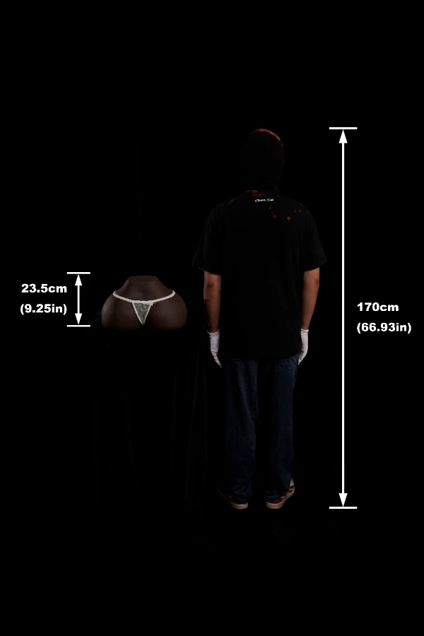 Cocoa Silicone Sex Doll Butt Torso