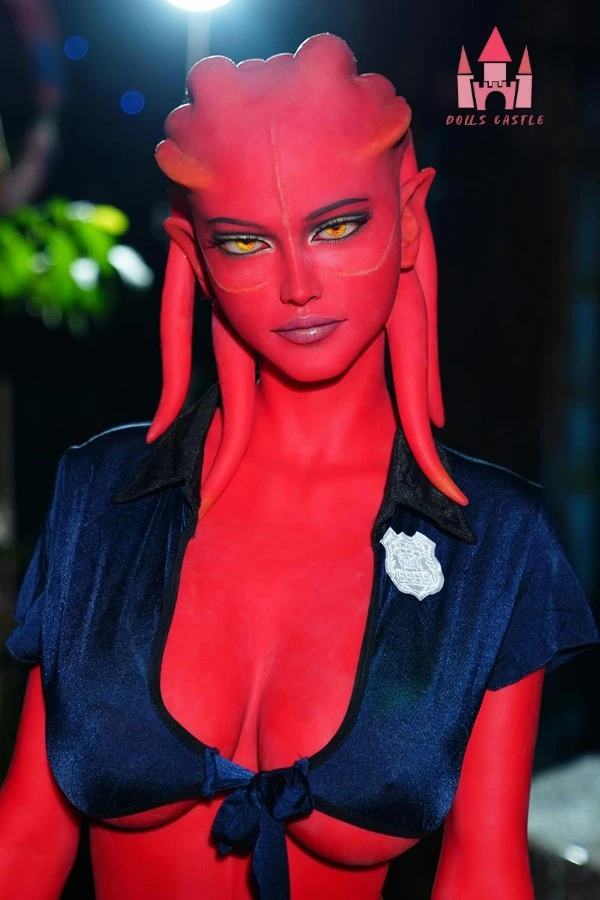 Red-skinned Alien Seductive Sex Doll Braelyn 160cm