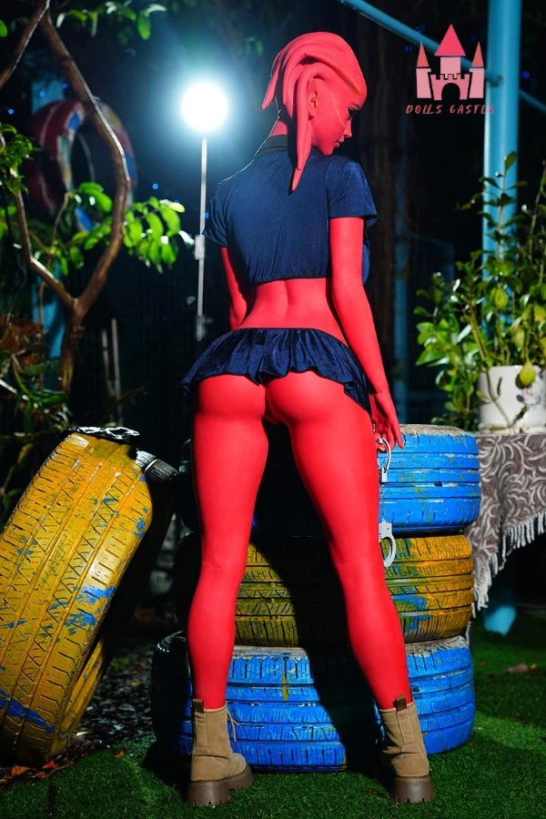 Red-skinned Alien Seductive Sex Doll Braelyn 160cm