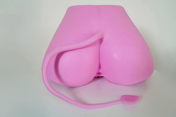Pink Silicone Succubus Sex Doll Butt