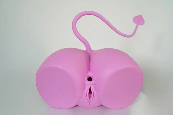 Pink Silicone Succubus Sex Doll Butt