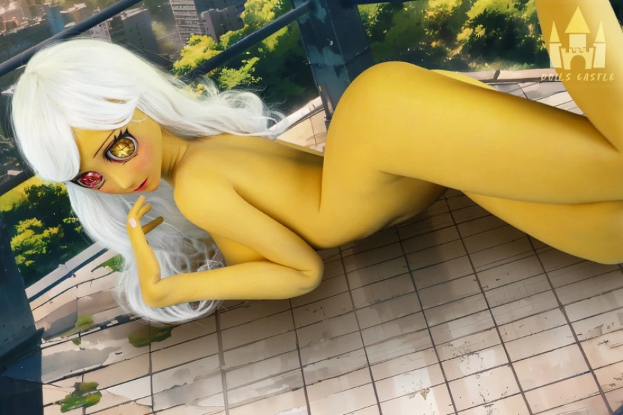 Yellow Skinned Anime Sex Doll Melody 160cm (Non-Removable Head)