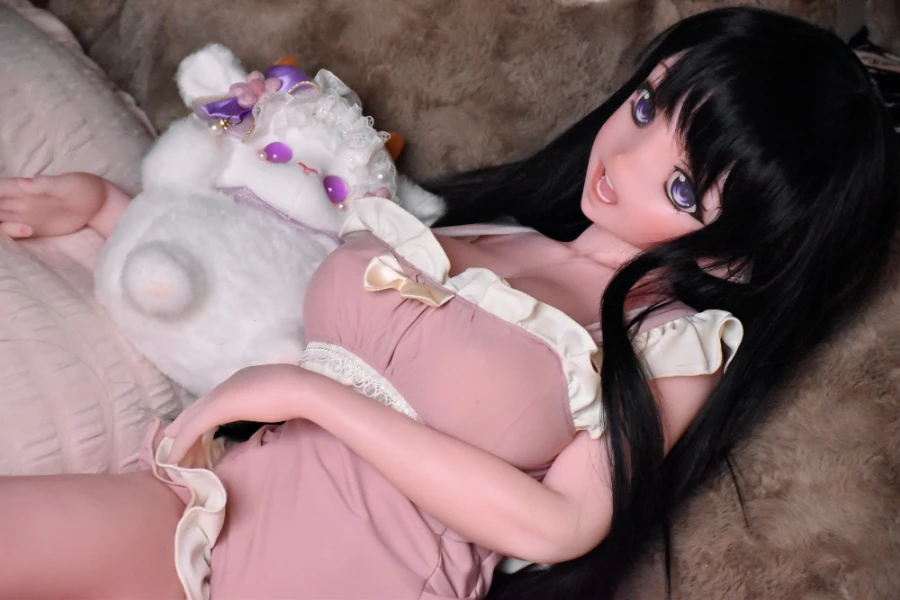 Cute Black Hair Anime Sex Doll Alanna 148cm
