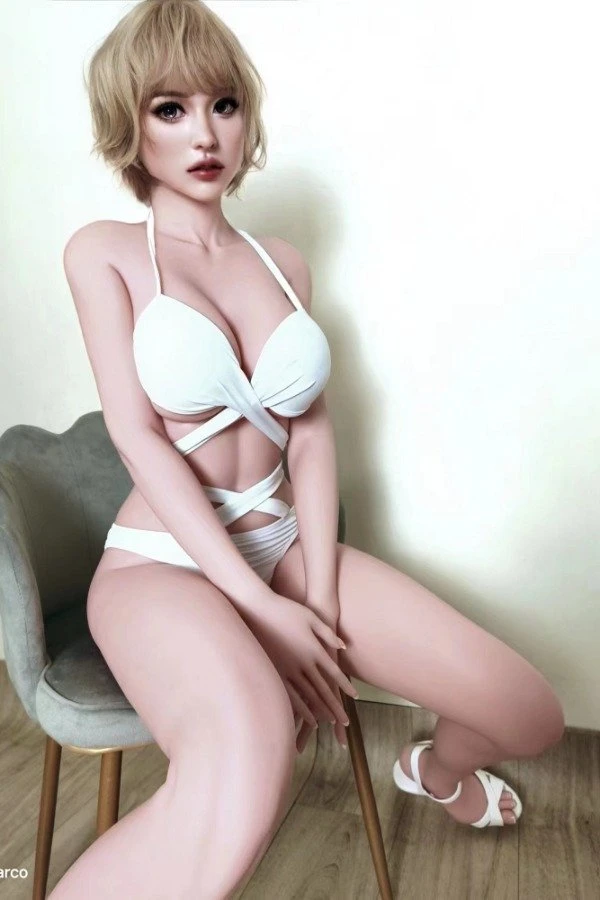 Lifelike Blonde Short Hair Sex Doll Raya 165cm