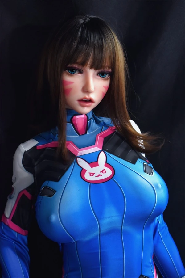 Lifelike Cosplay Overwatch Dva Sex Doll Chloe 150cm
