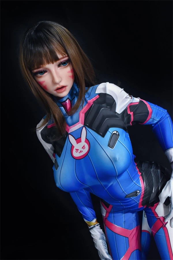 Lifelike Cosplay Overwatch Dva Sex Doll Chloe 150cm