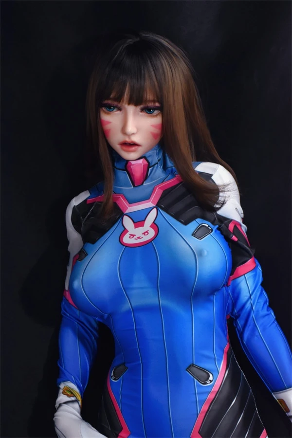 Lifelike Cosplay Overwatch Dva Sex Doll Chloe 150cm