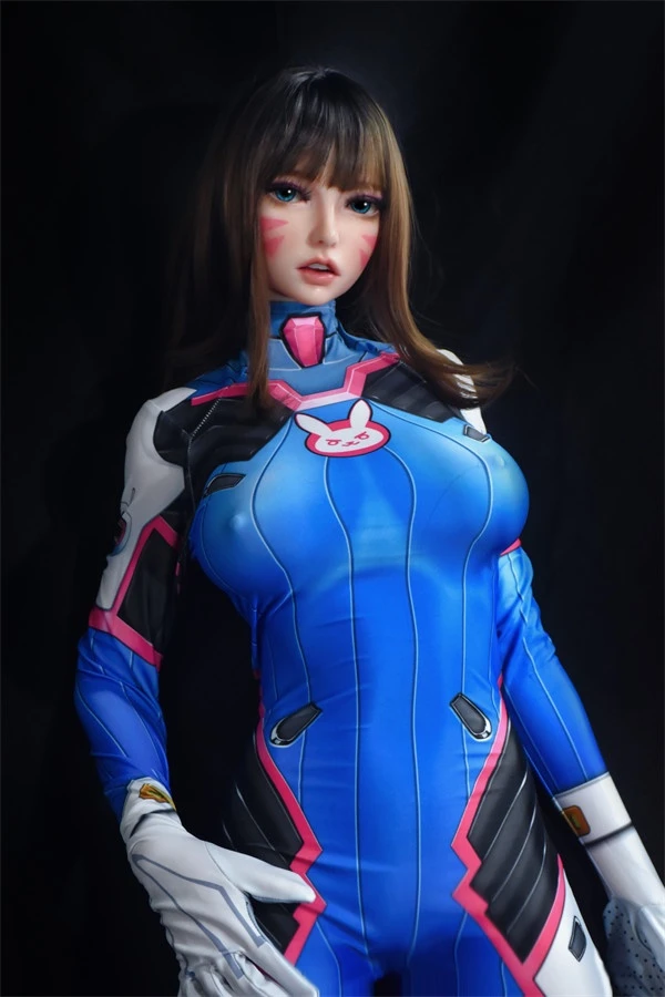 Lifelike Cosplay Overwatch Dva Sex Doll Chloe 150cm