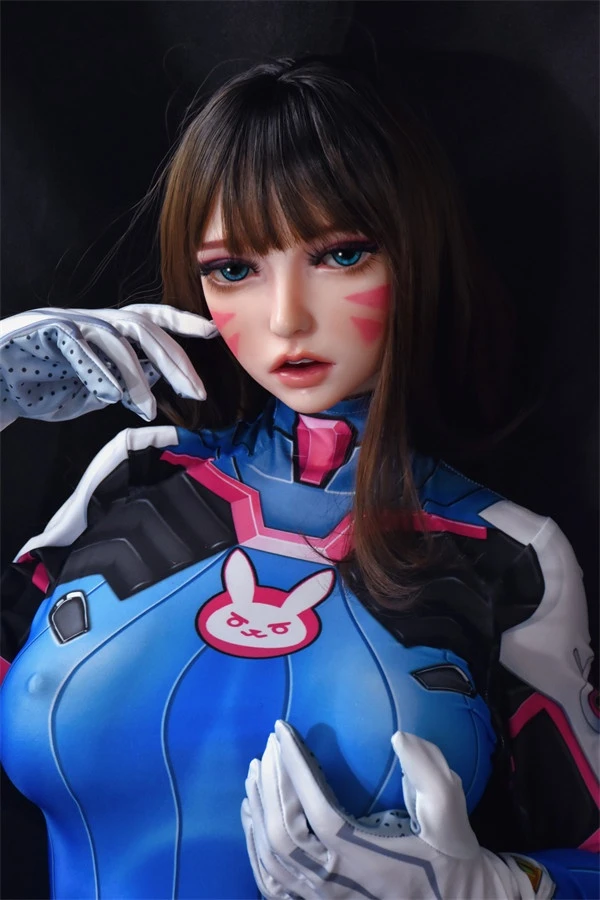 Lifelike Cosplay Overwatch Dva Sex Doll Chloe 150cm