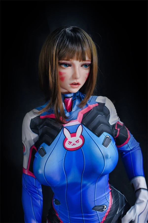 Lifelike Cosplay Overwatch Dva Sex Doll Chloe 150cm