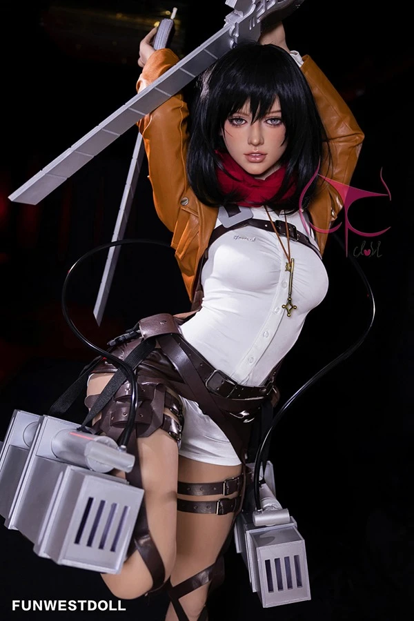 Sexy Fantasy Anime Sex Doll Mikasa Ackerman 159cm